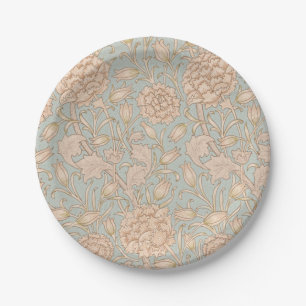 Plato De Papel Tulipán Silvestre Floral Diseño de William Morris