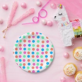 Plato De Papel Tumbas de los Pastel de primavera