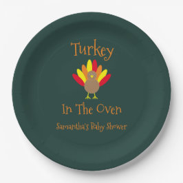Plato De Papel Turquía En El Horno