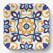 Tuscan Verve Vibrant Scrollwork Mediterranean