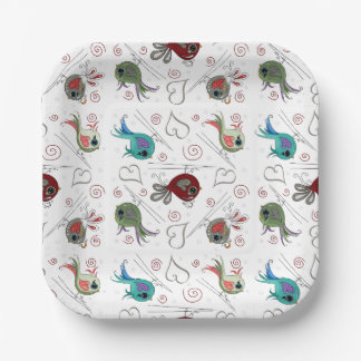 Plato De Papel Tweet Bird Fiesta Plate