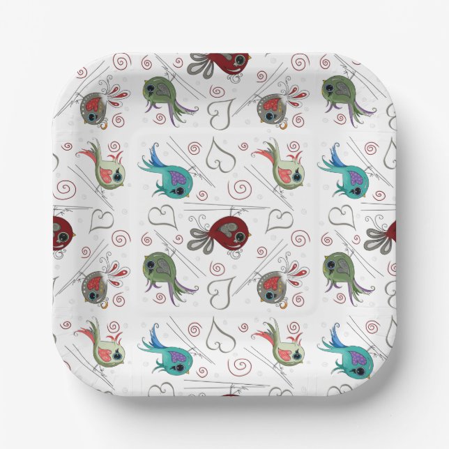 Plato De Papel Tweet Bird Fiesta Plate (Anverso)