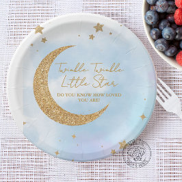 Plato de papel Twinkle Twinkle Little Star