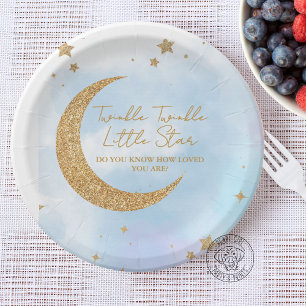 Plato de papel Twinkle Twinkle Little Star