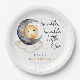 Plato De Papel Twinkle Twinkle Little Star Baby Shower