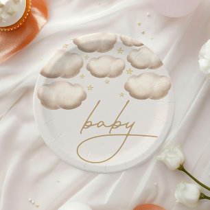 Plato De Papel Twinkle Twinkle Little Star Ivory