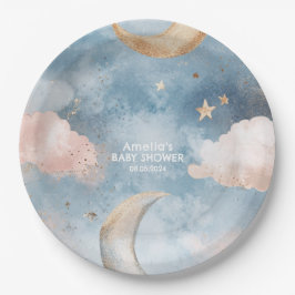 Plato De Papel Twinkle twinkle pequeña estrella Cute Baby Shower