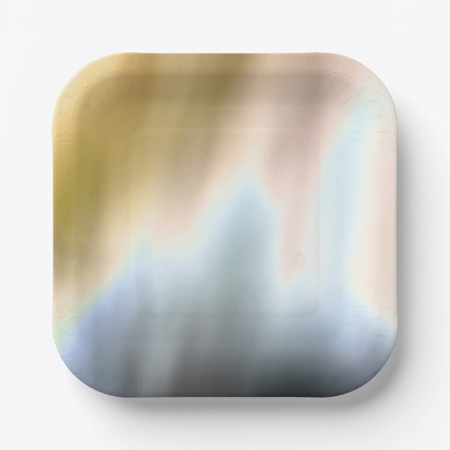 Plato de papel Tye Dye (Anverso)