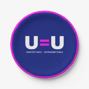 Plato De Papel U=U VIH Indetectable es igual a intransmisible