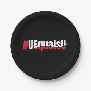 Plato De Papel UEqualsU VIH Indetectable Arte no transmisible