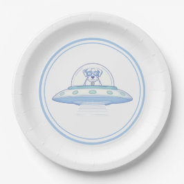 Plato De Papel UFO PETS - Baby Shower -