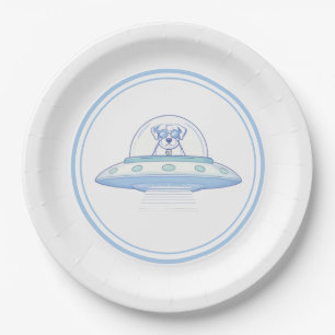 Plato De Papel UFO PETS - Baby Shower -