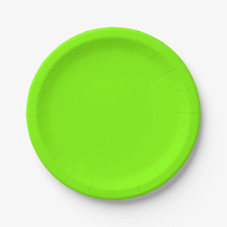 Plato De Papel UFO Verde