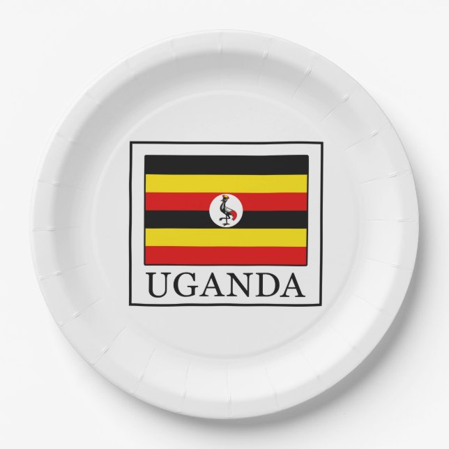 Plato De Papel Uganda (Anverso)