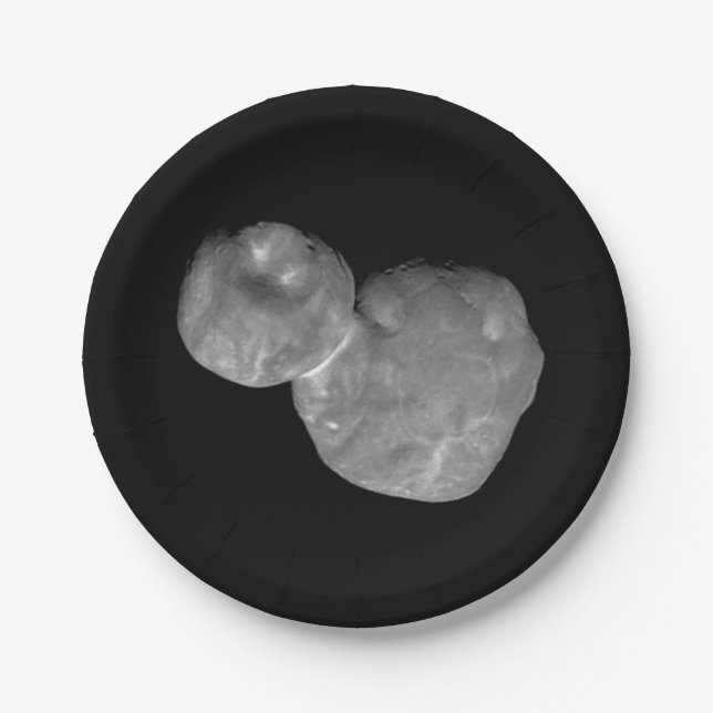 Plato De Papel Ultima Thule Arrokoth Kuiper Belt (objeto) (Anverso)