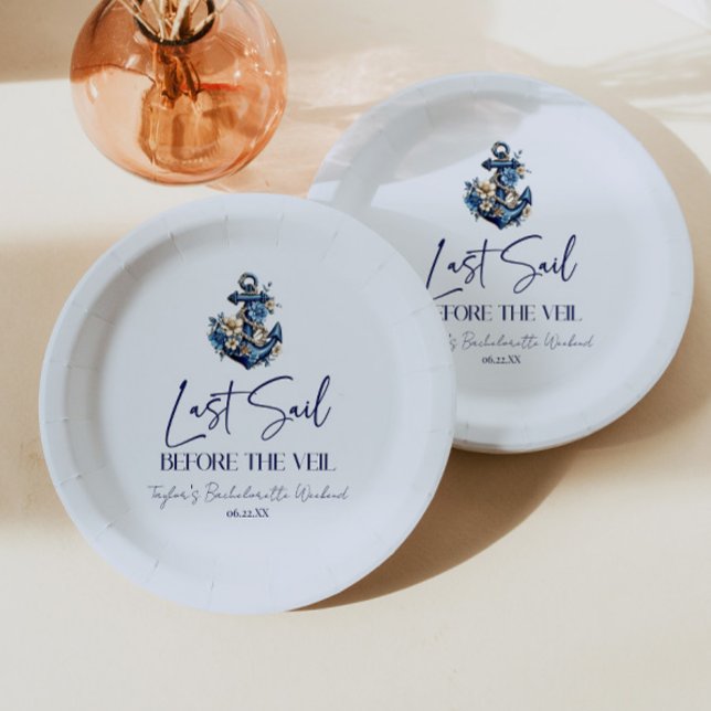 Plato De Papel Última Vela Antes del Velo Despedida de Soltera (Subido por el creador)
