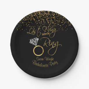 Plato De Papel Última Vuelta - Bachelorette - ⭐ de oro ⭐ ⭐ ⭐ ⭐