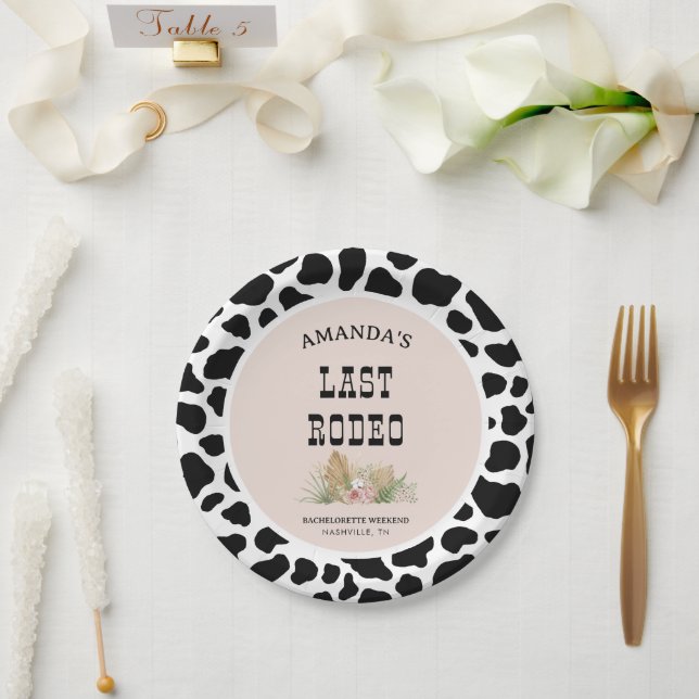 Plato De Papel Último Fiesta de fin de semana de semana de Bachel (Boda)