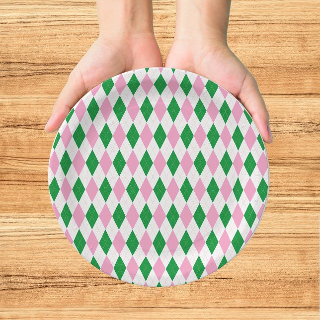 Plato De Papel Último Golf Swing de Soltera Rosa Verde (Subido por el creador)