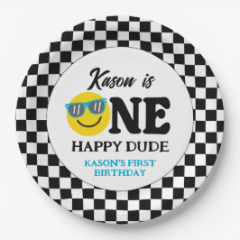 Plato De Papel Un Amigo Feliz Cumpleaños Primer Cumpleaños