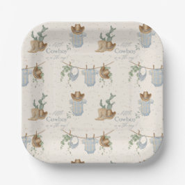 Plato De Papel Un Baby Shower de un niñito
