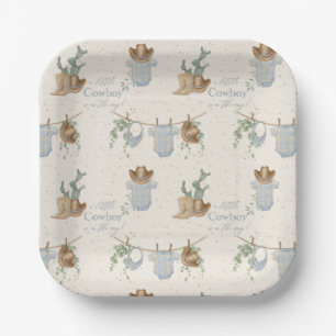 Plato De Papel Un Baby Shower de un niñito