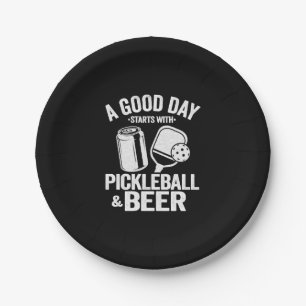 Plato De Papel Un buen día empieza con el piquetbol y el café div