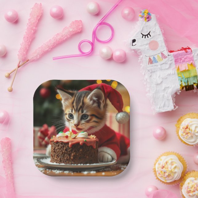 Plato De Papel Un deseo perfecto de Navidades (Fiesta)