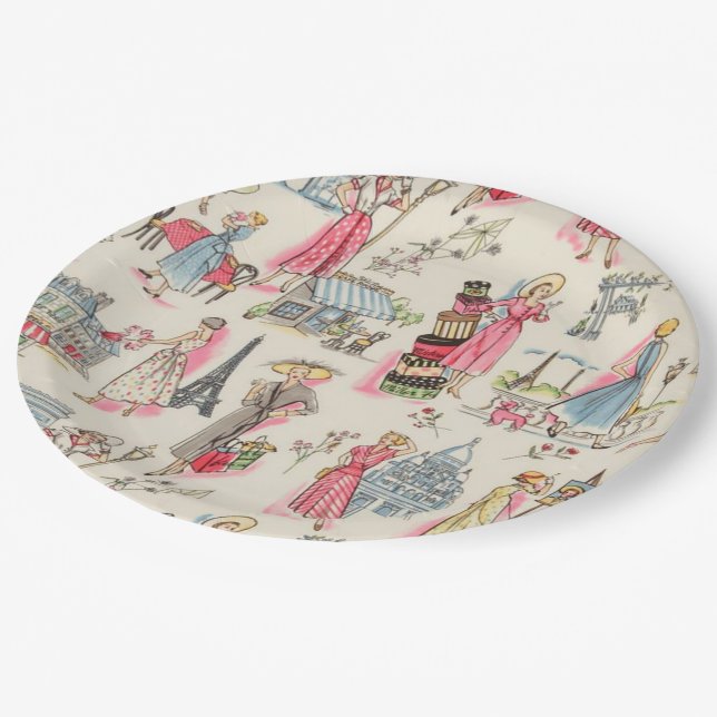 Plato De Papel Un día en París (Angular)