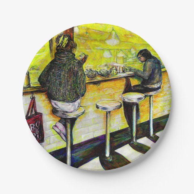 Plato De Papel Un Día Libre de Loco (Anverso)