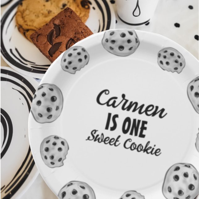 Plato De Papel Un dulce leche y una galleta cumpleaños (Subido por el creador)
