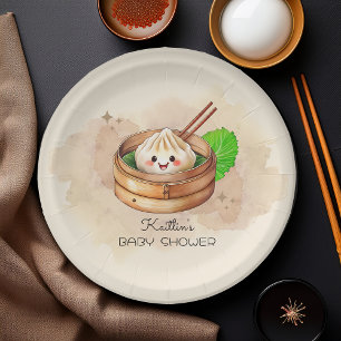 Plato De Papel Un dulce y pequeño asunto de Kwai Baby Shower
