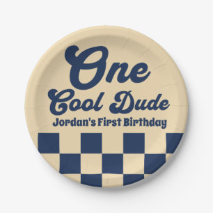 Plato De Papel Un Fiesta de cumpleaños de Guay Dude Boy