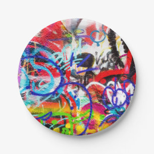 Plato De Papel Un graffiti loco