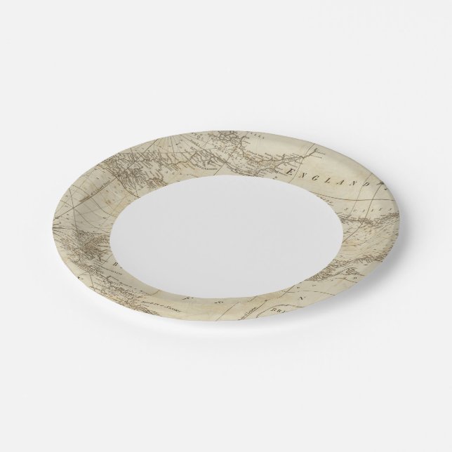 Plato De Papel Un gráfico del Canal Británico (Angular)