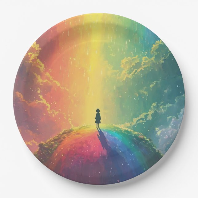 Plato De Papel Un hermoso sueño (Anverso)