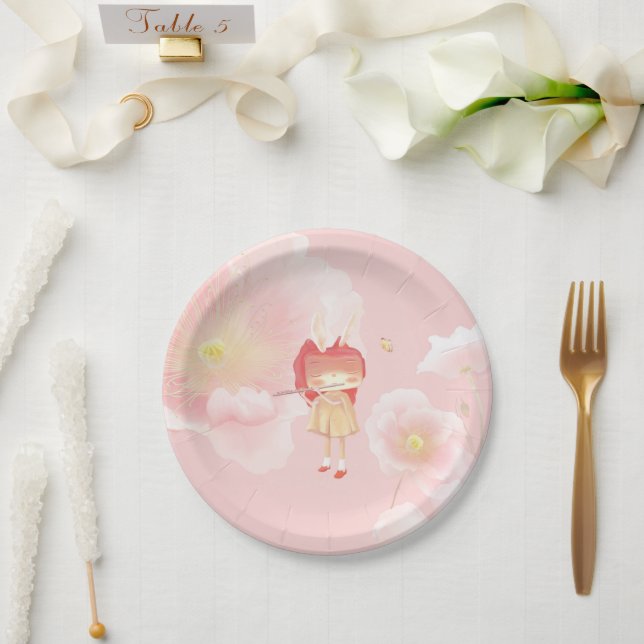 Plato De Papel Un jardín en mi corazón (Boda)