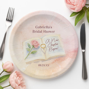 Plato De Papel Un nuevo capítulo comienza ducha de novias con lib