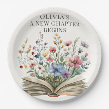 Un Nuevo Capítulo Comienza Wildflower Book Baby Sh