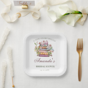 Plato De Papel Un nuevo libro de capítulos con ducha de novias