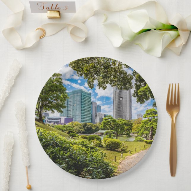 Plato De Papel Un paseo por los jardines de Hama Rikyu, Tokio (Boda)
