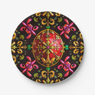 Plato De Papel Un PATRÓN NAVIDAD ~ Cute ~