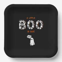 Un pequeño Boo está atrasado Texto naranja