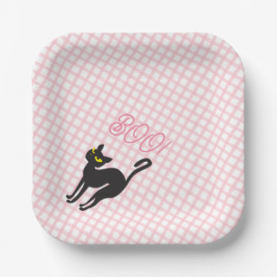 Plato De Papel Un pequeño Boo está próximo Rosa pálido Cuadros Ga