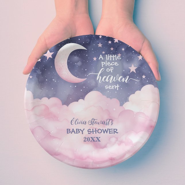 Plato De Papel Un pequeño pedazo de celestial enviado a Baby Show (Subido por el creador)