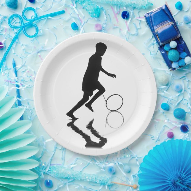 Plato De Papel Un picnic despreocupado. (Fiesta)