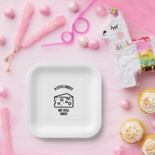 Plato De Papel Un poco cursi chistes de estofado de queso