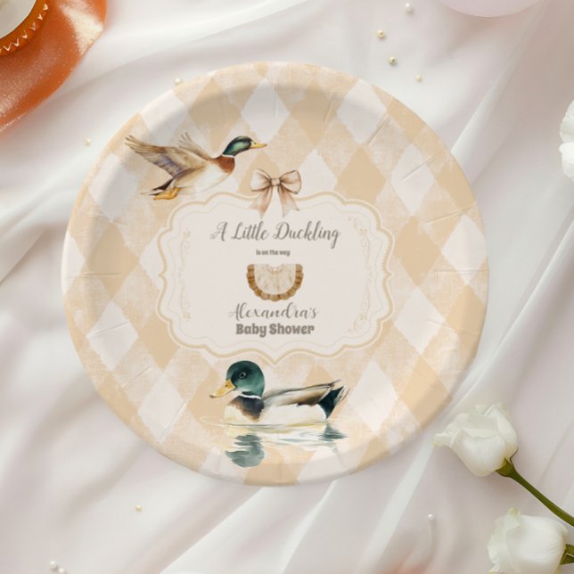 Plato De Papel Un poco de Baby Shower (Subido por el creador)