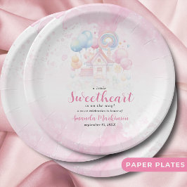 Plato De Papel Un poco de cariño Candy Baby Shower