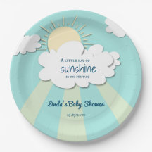 Un poco de sol suave de género Baby Shower neutral